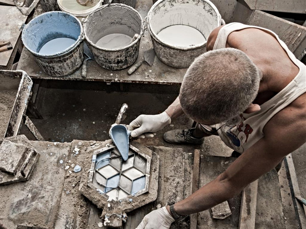 procedure handmade traditional cement tile studiobagno